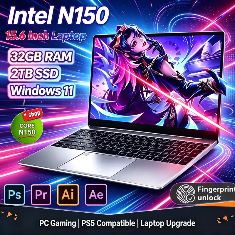 Ddr4 32Gb - แล็ปท็อปคอมพิวเตอร์รุ่นใหม่ปี 2026 ขนาด 15.6 นิ้ว Intel