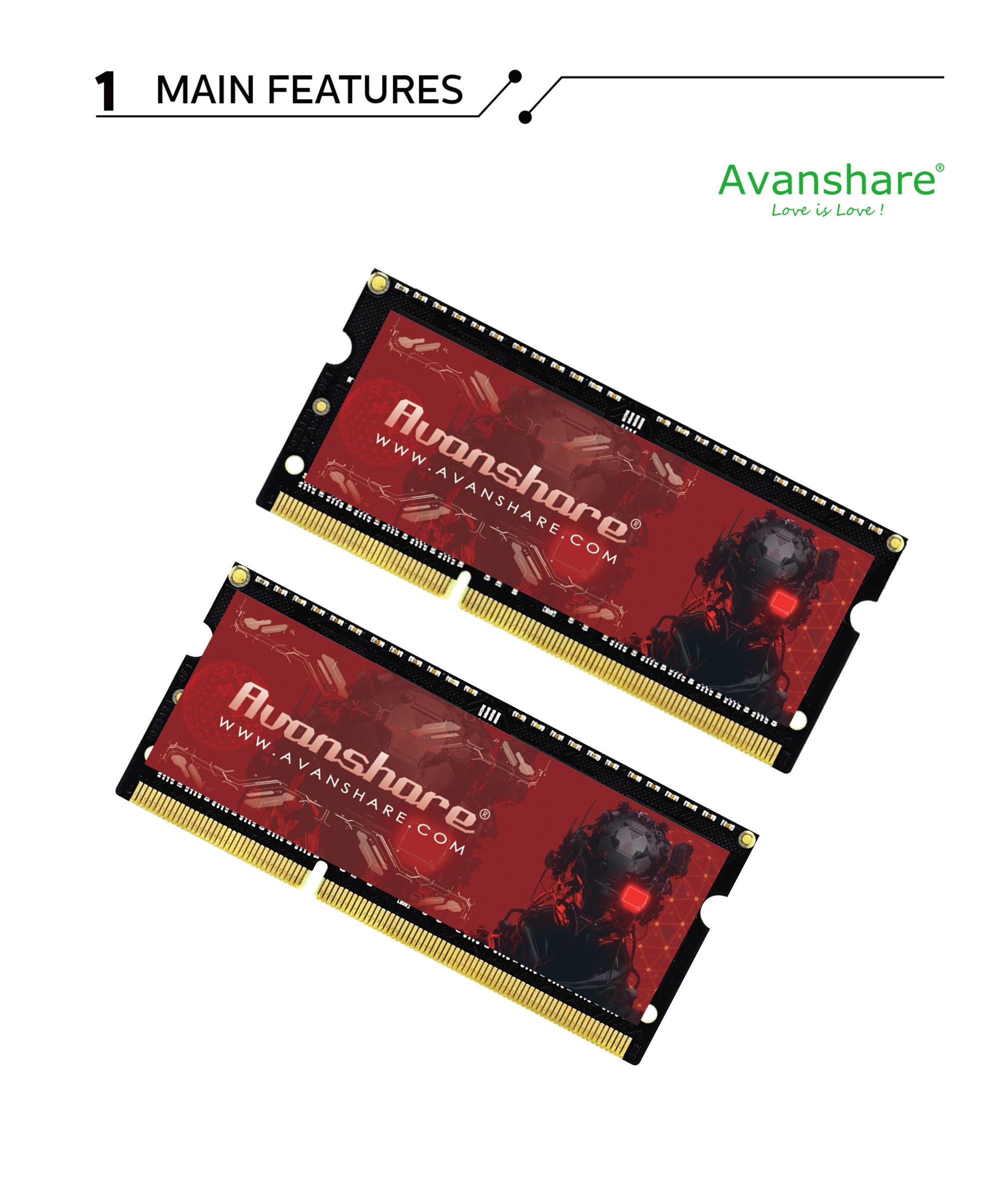 Ddr4 2400Mhz - แรม Avanshare DDR5 DDR4 DDR3 DDR3L