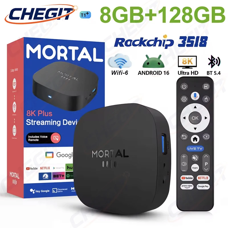 Ddr3 8Gb - 2026 กล่องทีวี T1+ 8K HD รุ่นใหม่