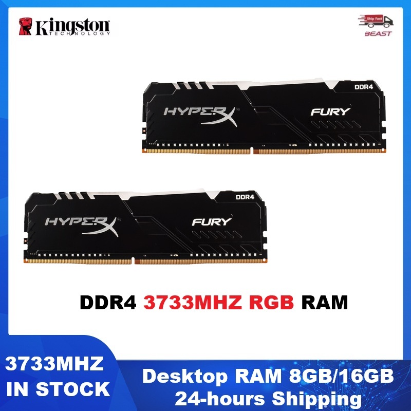 Ddr4 3200 16Gb - HYPERX FURY DDR4 หน่วยความจำเดสก์ท็อป RGB Ram