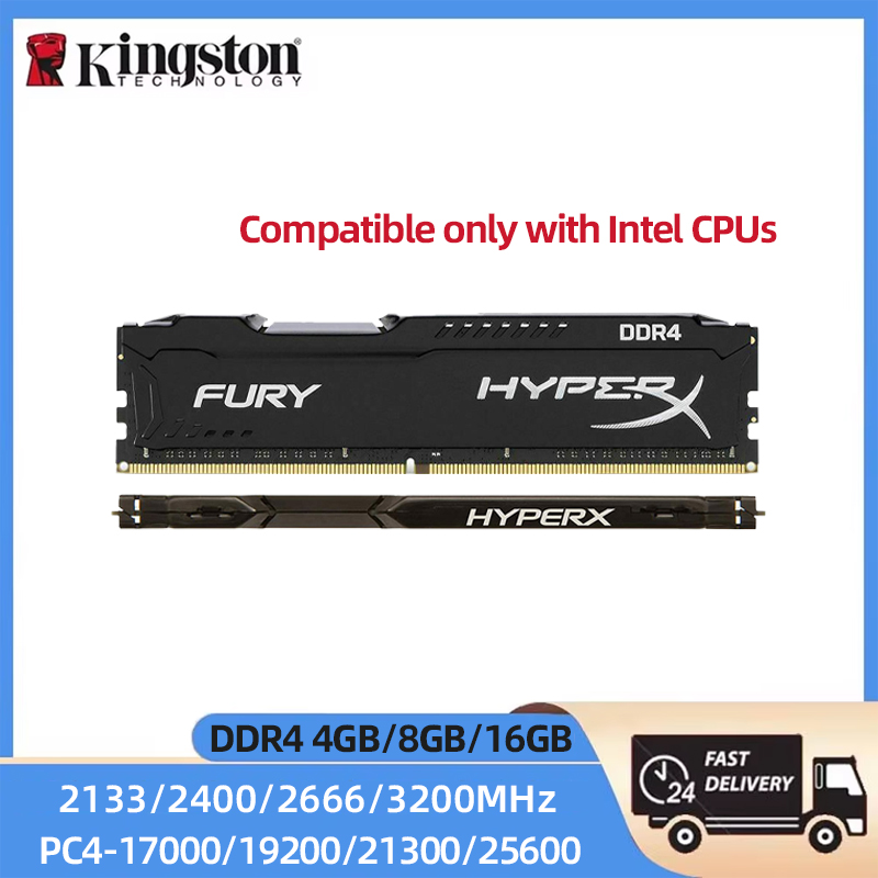 Ddr4 2400Mhz - HyperX Fury แรม DDR4 ขนาด 4GB