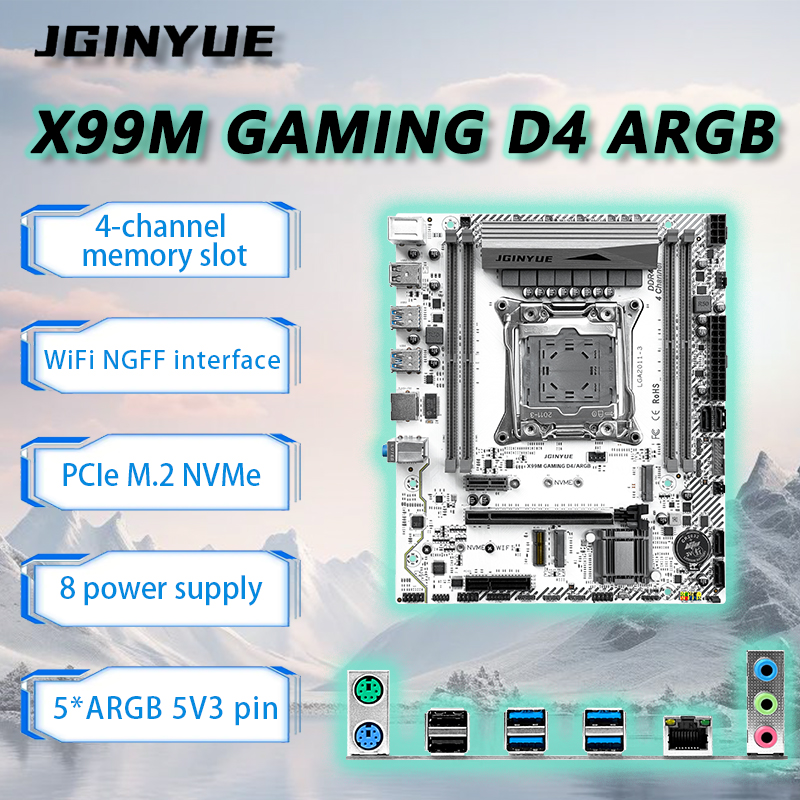 เมนบอร์ด JGINYUE X99 LGA2011-3 - Ecc Ram Server บทวิจารณ์และราคา