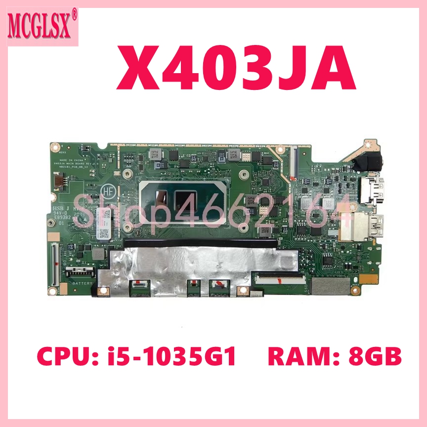 X403JA พร้อม I5-1035G1 CPU 8GB - Ddr4 8Gb บทวิจารณ์และราคา
