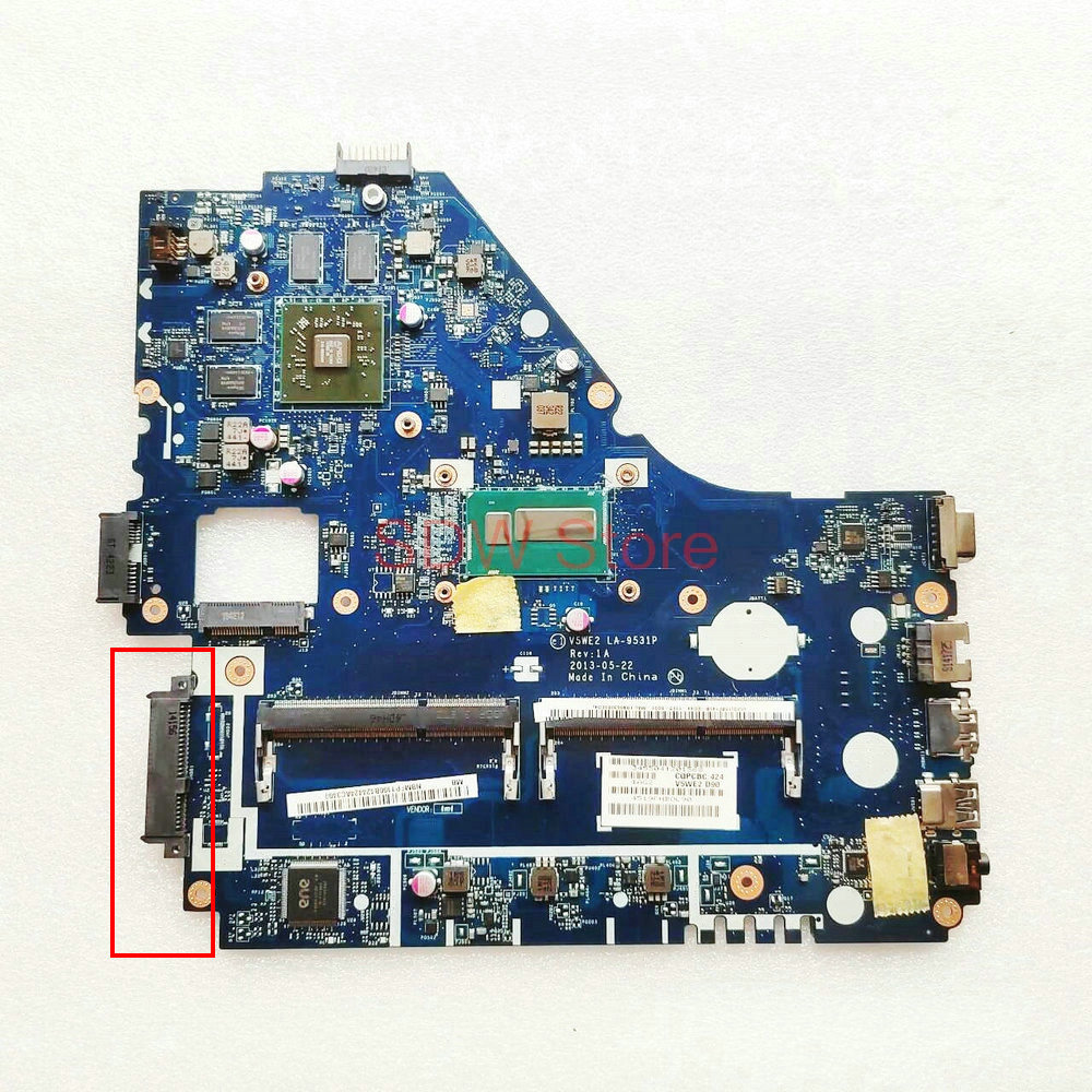 V5WE2 LA-9531P เมนบอร์ดสำหรับ  - Ddr3 Ram บทวิจารณ์และราคา