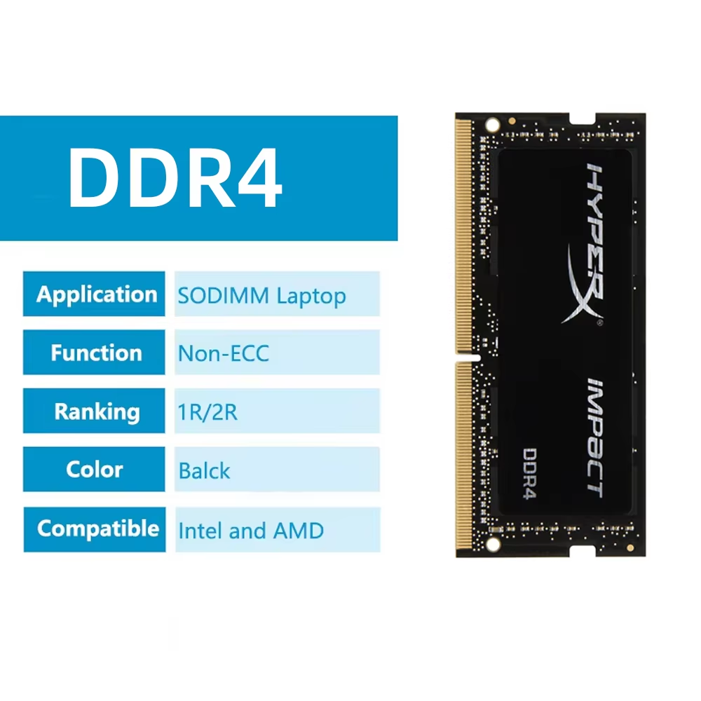 แรมโน้ตบุ๊ก HyperX DDR4 4GB 8G - Ddr4 2400Mhz บทวิจารณ์และราคา