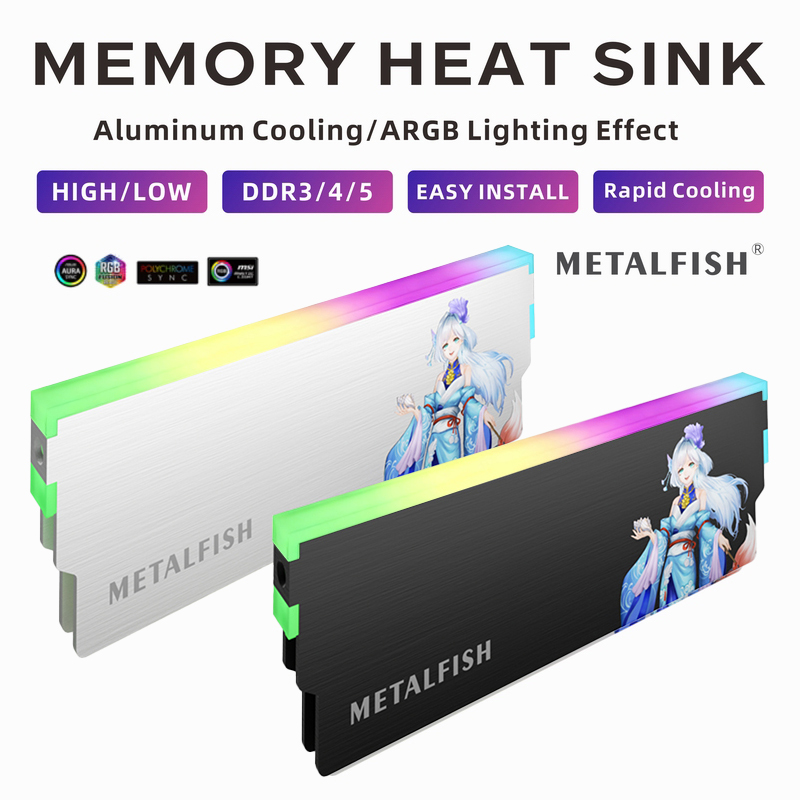 METALFISH DRAM ฮีทซิงค์ 5 V-3P - Ddr3 8Gb บทวิจารณ์และราคา